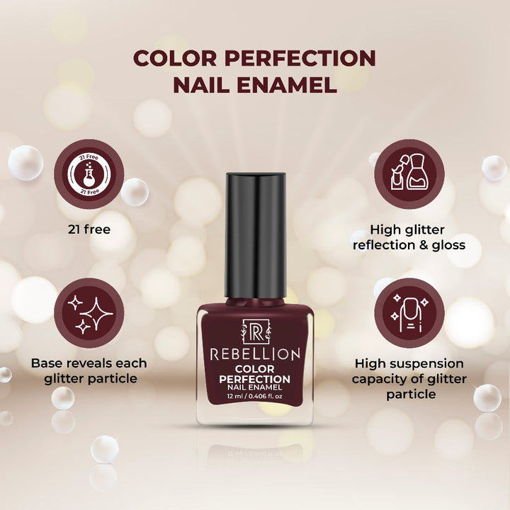 Rebellion babe brown nail enamel key benefits