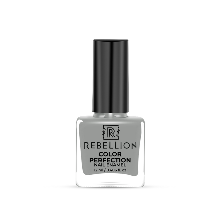 Rebellion gray nail enamel