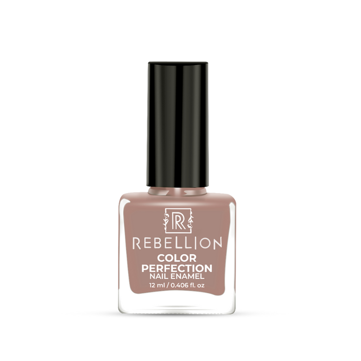 Rebellion nude brown nail enamel