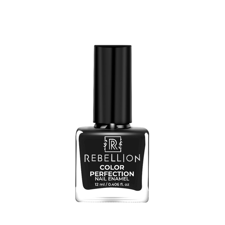 Rebellion black nail enamel