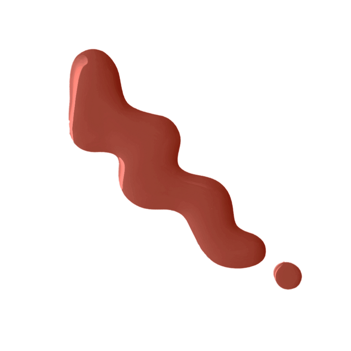 Rebellion coral nail enamel swatch