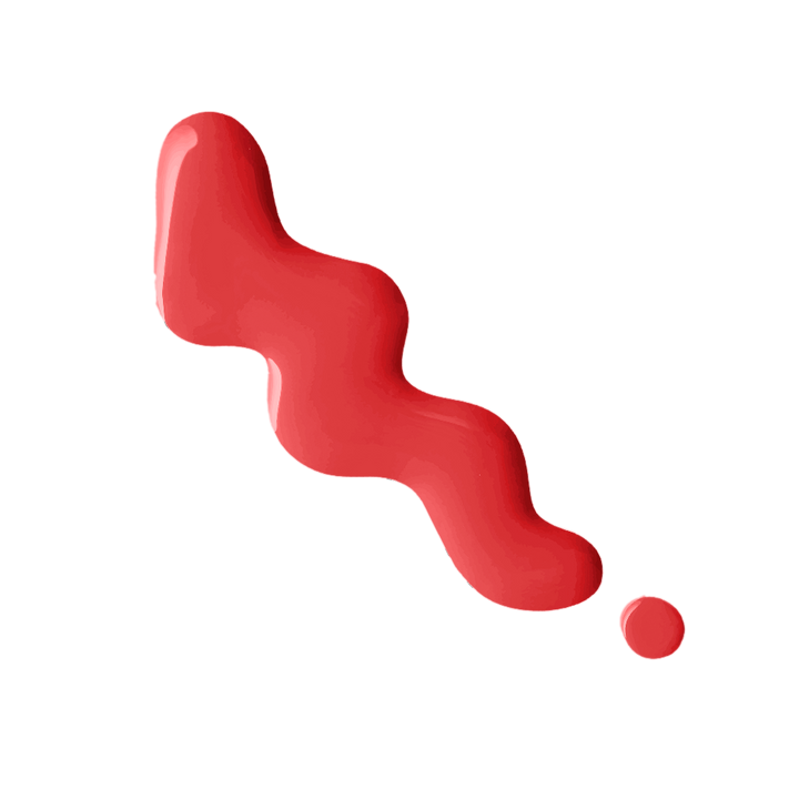 Rebellion coral peach nail enamel swatch