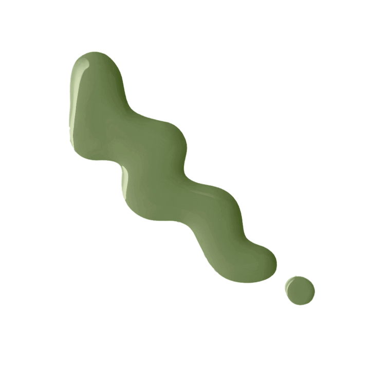 Rebellion green nail enamel swatch