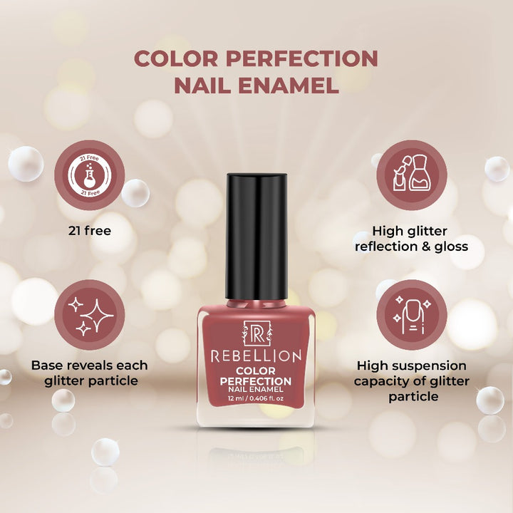 Rebellion hot brown nail enamel key benefits