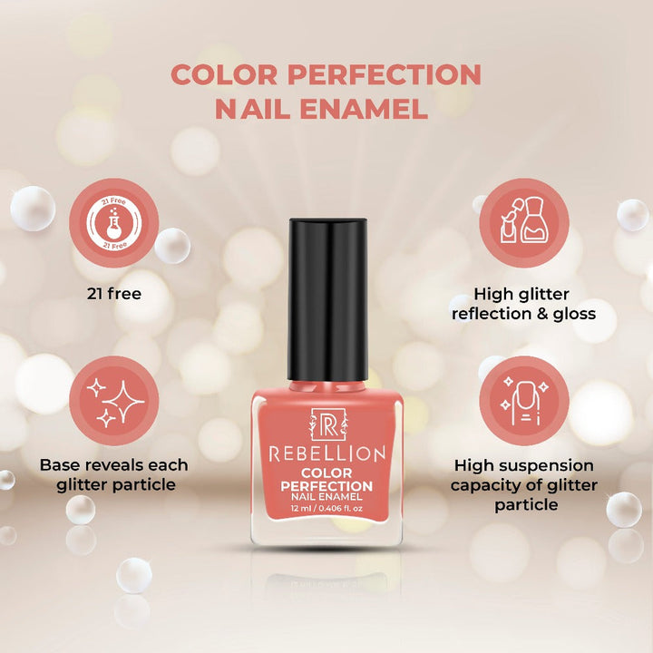 Rebellion pure peach nail enamel key benefits