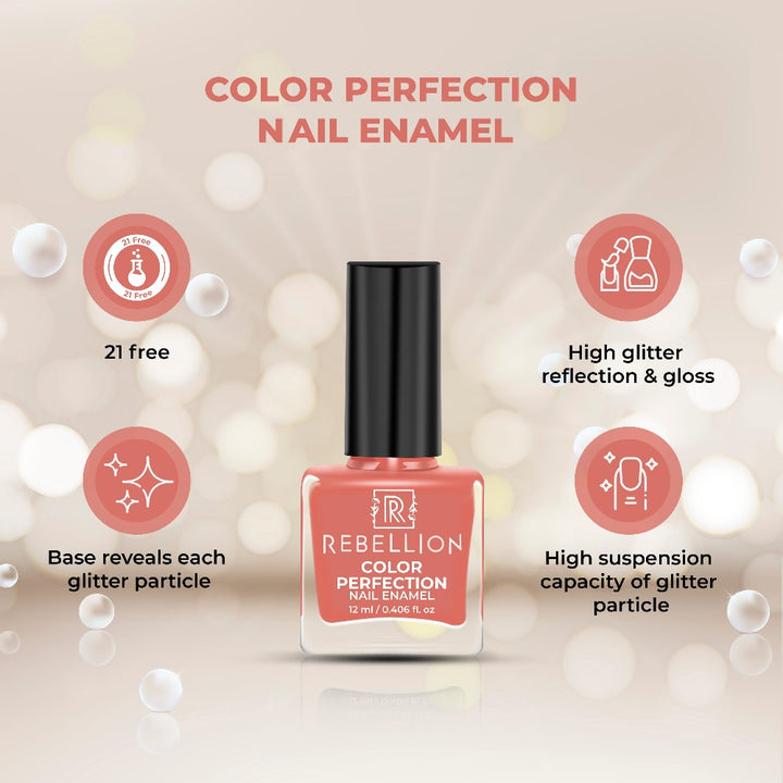 Rebellion pure peach nail enamel key benefits