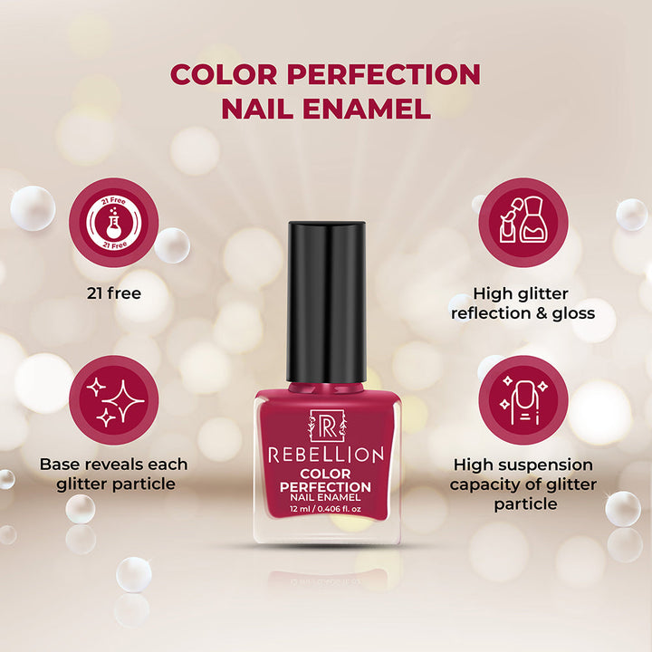 Rebellion berry pink nail enamel key benefits