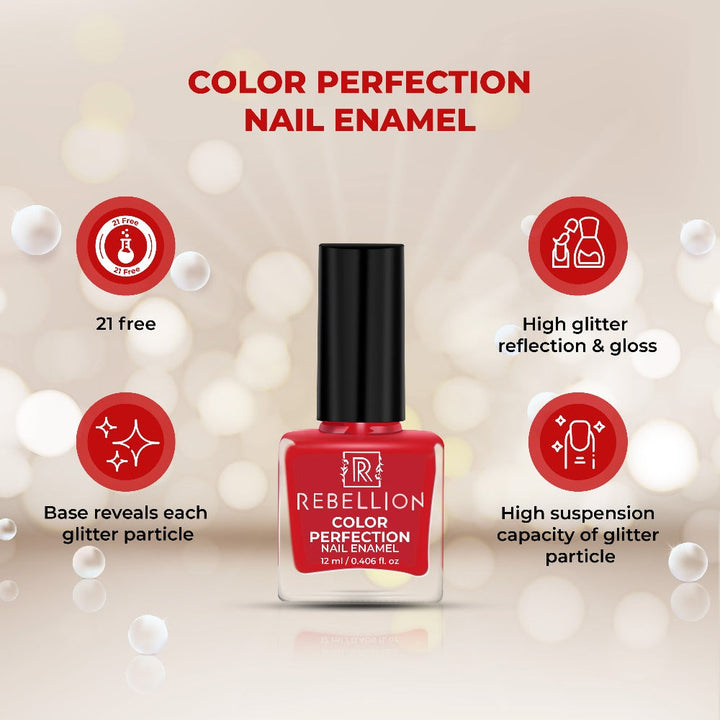 Rebellion hot red nail enamel key benefits