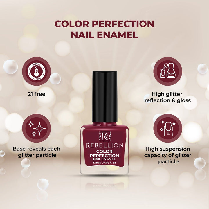 Rebellion red berry nail enamel key benefits