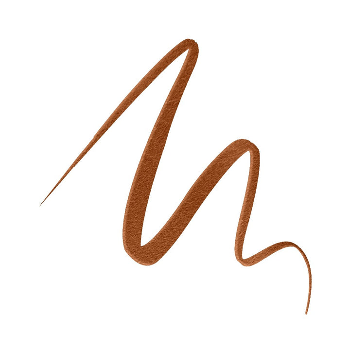 Rebellion elegant bronze metallic eyeliner swatch