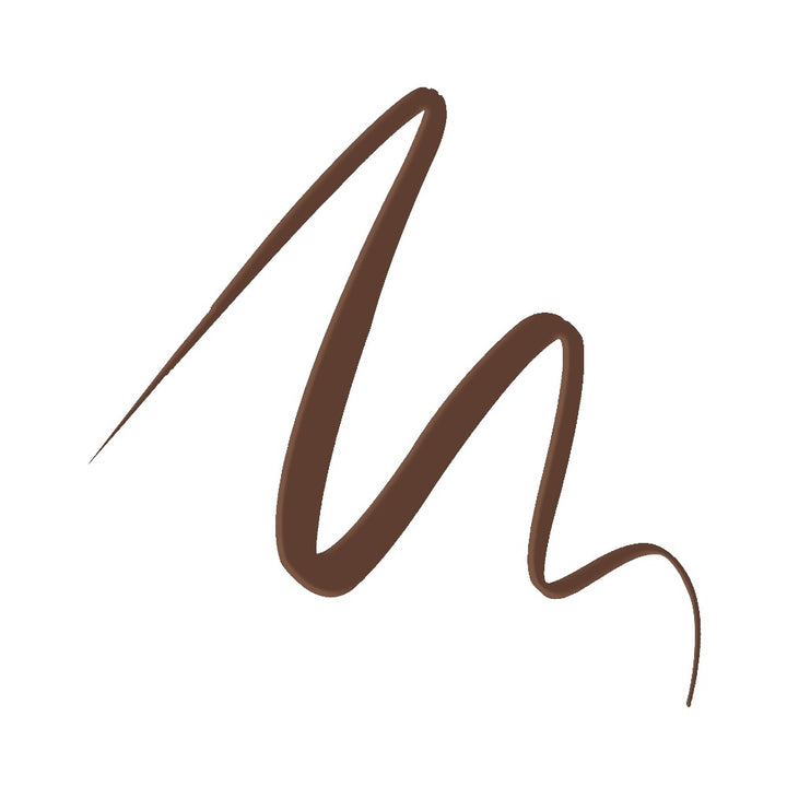 Rebellion aesthetic brown matte eyeliner swatch