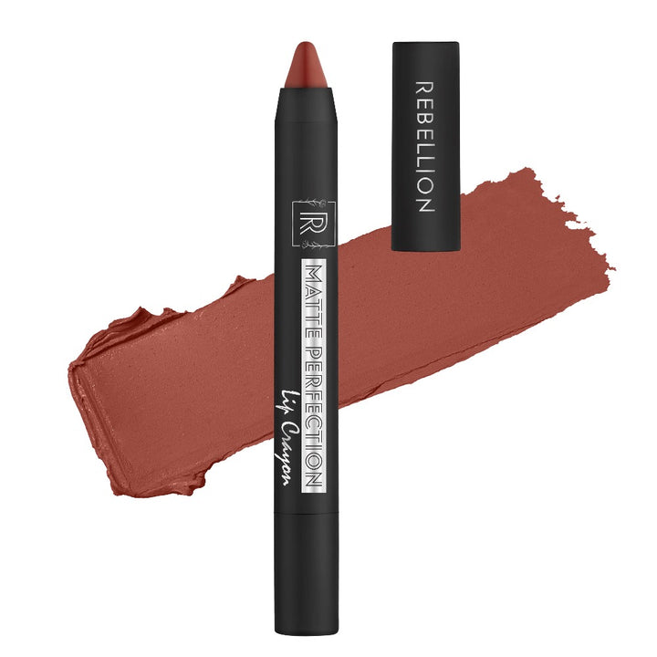 rebellion captivating lip crayon with swatch