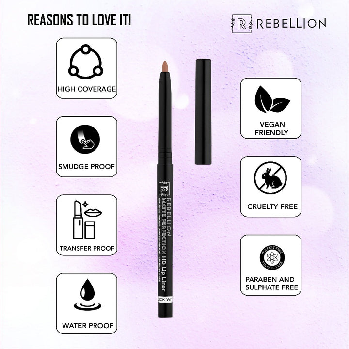 Rebellion quick witted lipliner key features