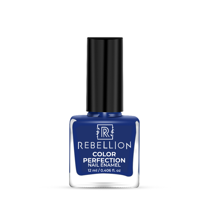 Rebellion blue nail enamel