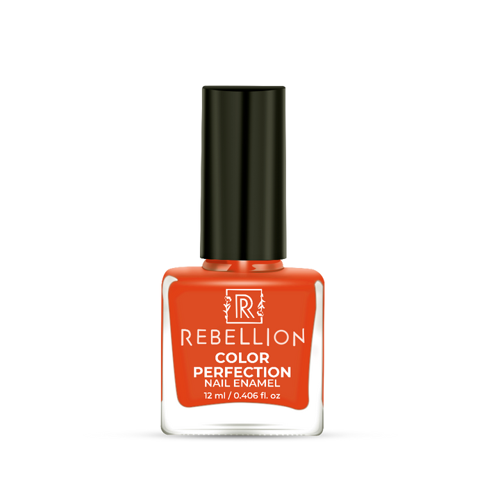Rebellion orange nail enamel