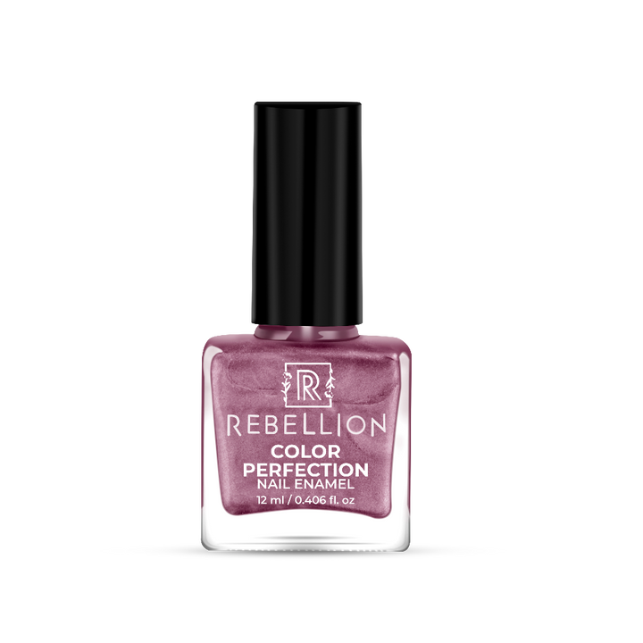 Rebellion metallic mouve nail enamel 