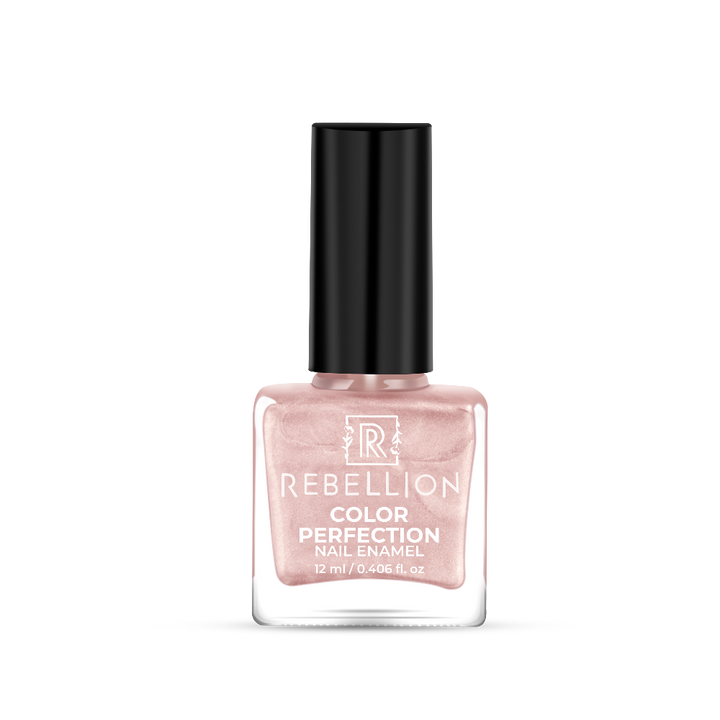 Rebellion light peach nail enamel