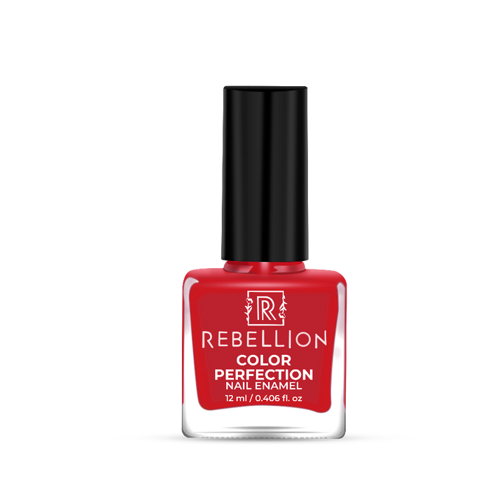 Rebellion hot red nail enamel