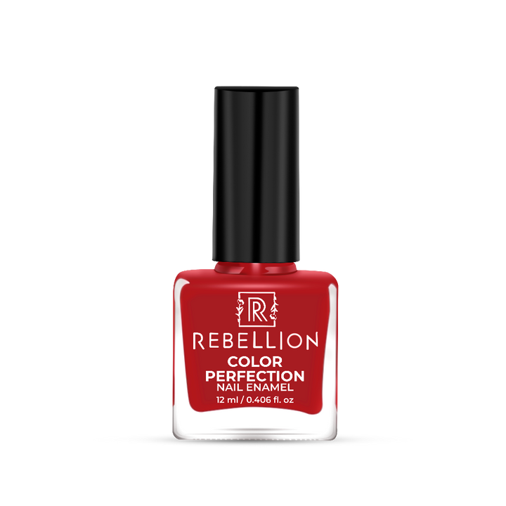 Rebellion scarlet red nail enamel