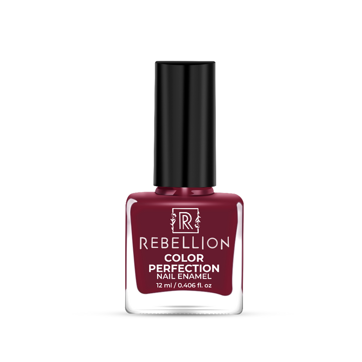 Rebellion red berry nail enamel