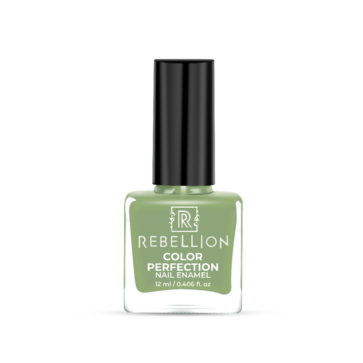 Rebellion mint green nail enamel