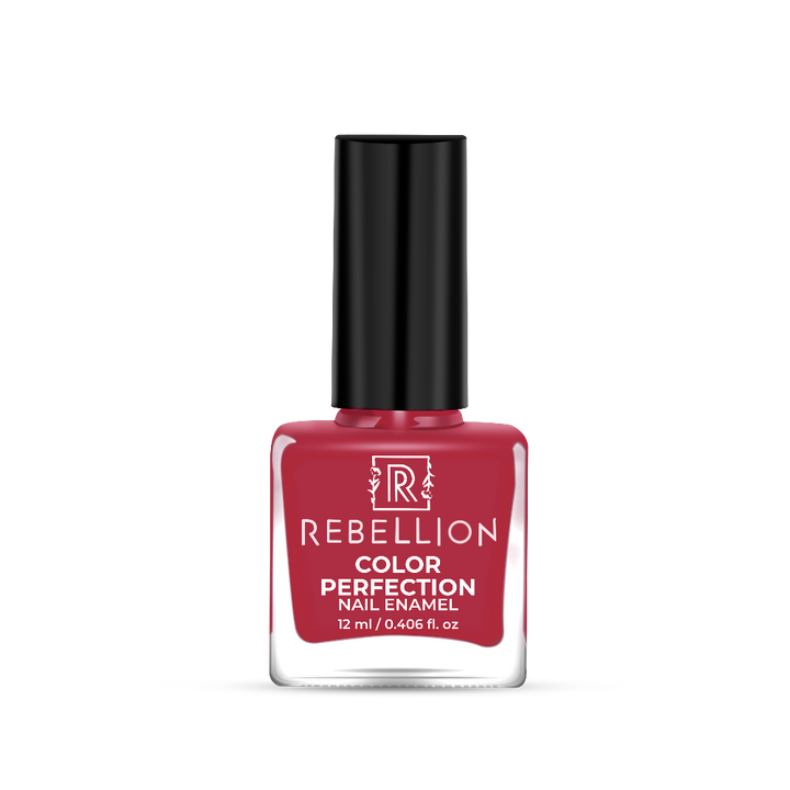 Rebellion old rose pink nail enamel