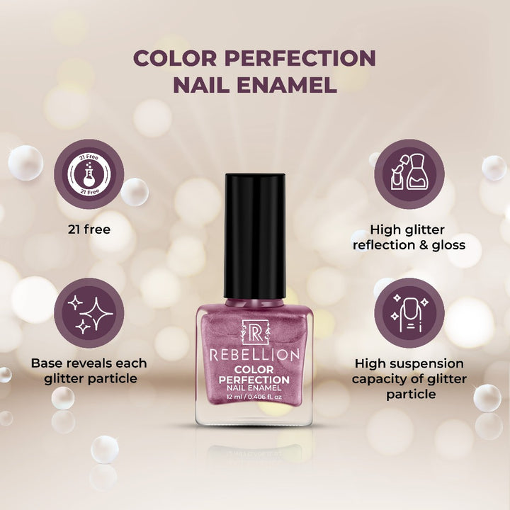 Rebellion metallic mouve nail enamel key benefits