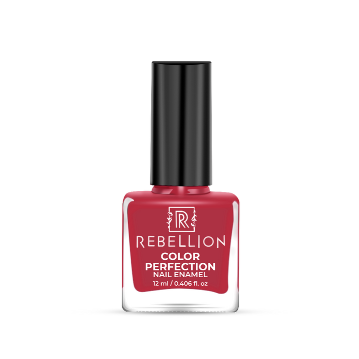 Rebellion rose pink nail enamel