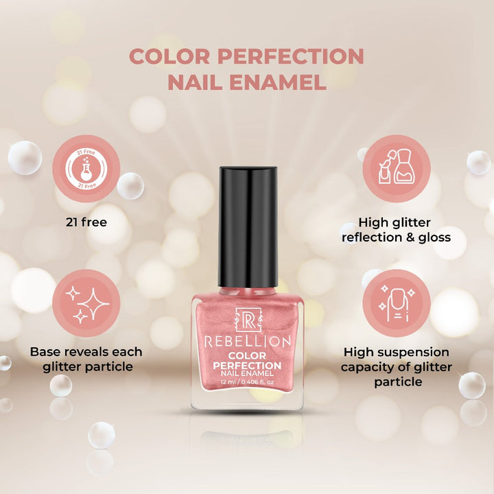 Rebellion pearl peach nail enamel key benefits