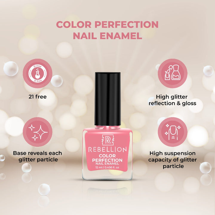 Rebellion soft pink nail enamel key benefits