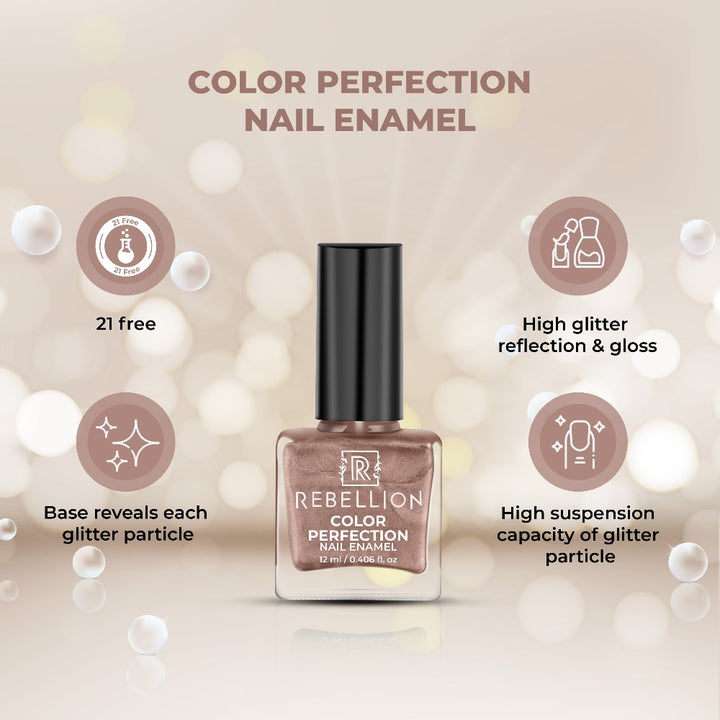 Rebellion desert brown nail enamel key benefits