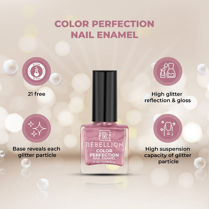 Rebellion rose gold nail enamel key benefits